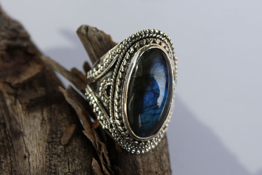 Silberring Lady Blue Shine