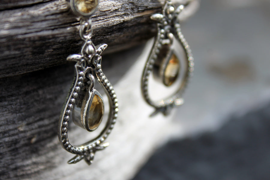 Silberohrring Pina Colada