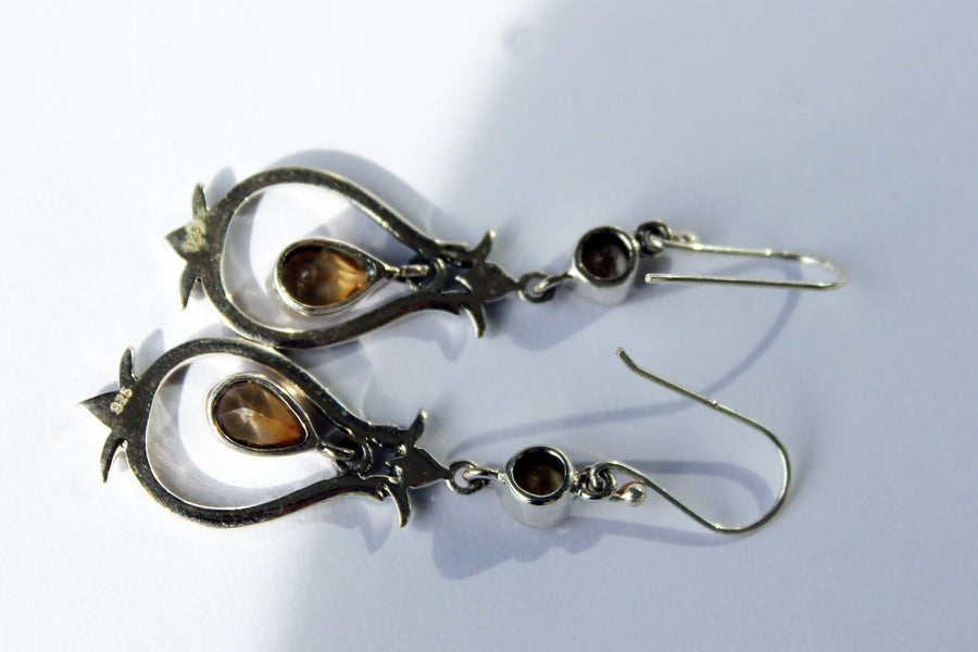 Silberohrring Pina Colada