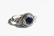 Silberring Princess Blue