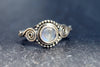 Silberring Princess Moonstone