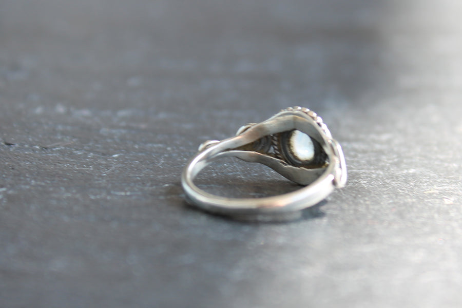Silberring Princess Moonstone