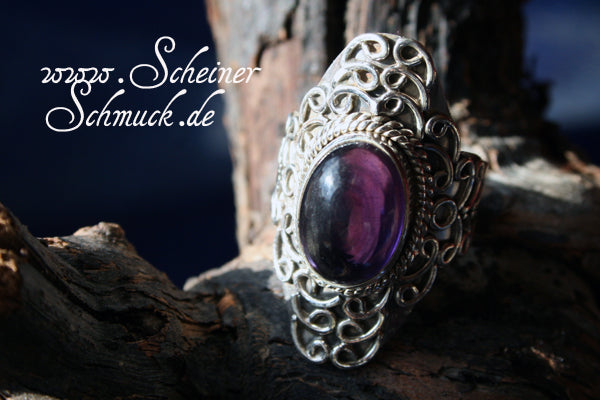 Silberring Amethyst aus 1001 Nacht