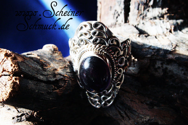 Silberring Amethyst aus 1001 Nacht
