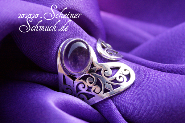 Silberring Crazy Amethyst