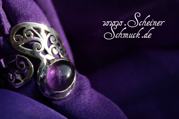 Silberring Crazy Amethyst