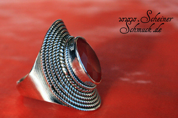 Silberring Summer Carneol