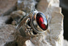 Silberring Madame Granat
