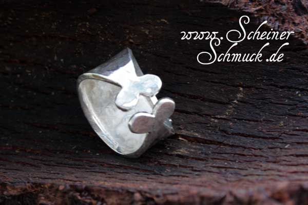 Silberring Prinzessin Perle