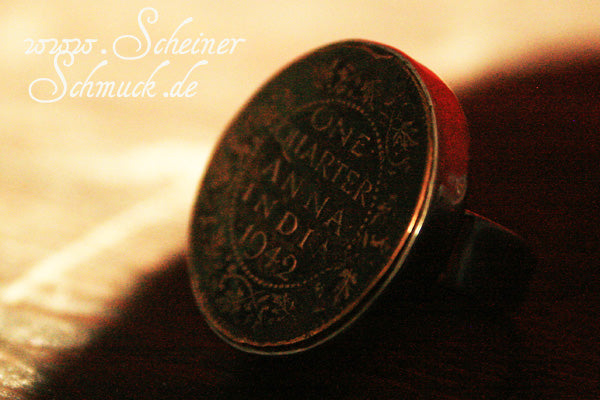 Silberring Bronze Rupia