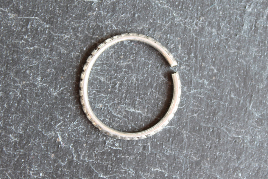 Silberring Zehenring Kügelchen Toe
