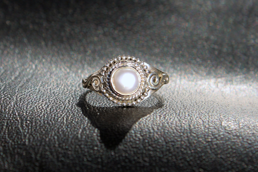 Silberring Principessa Pearl