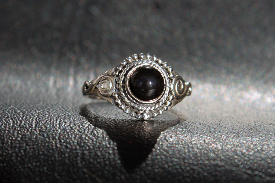 Silberring Principessa Onyx