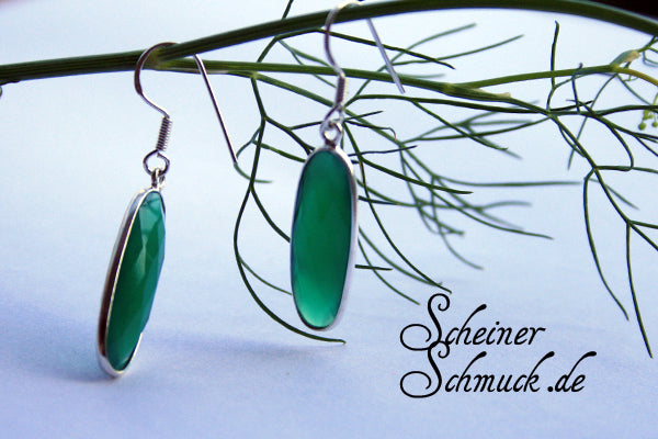 Silberohrring Elfenzauber Achat