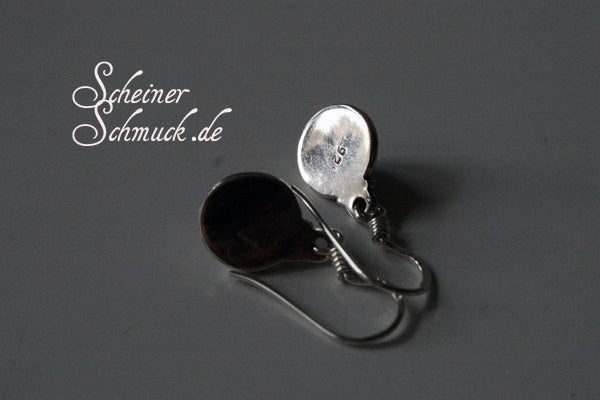 Silberohrring Feiner Mondstein