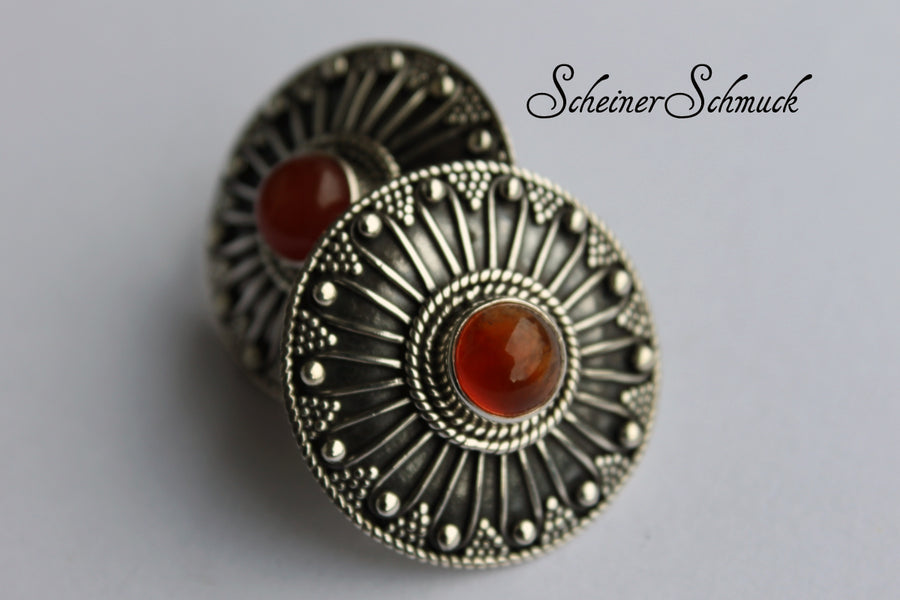 Silberstecker Daisy Carneol