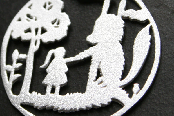 Silberohrring Fairy Tale Round