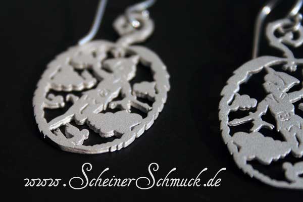 Silberohrring Happy Fairy