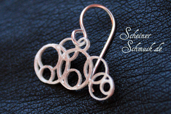 Silberohrring Silberwölkchen