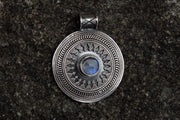 Silberanhänger Mondstein Amulett