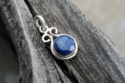 Silberanhänger Friendly Blue