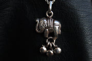 Silberanhänger Elefant Glöckchen