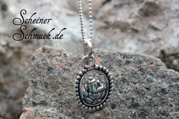 Silberanhänger Ganesha