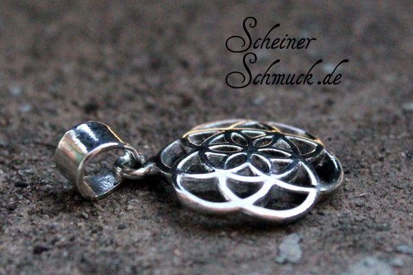 Silberanhänger Lebensblume