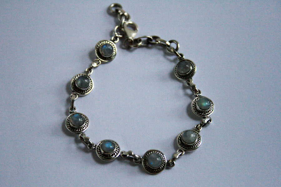Silberarmband Sweet Mondstein