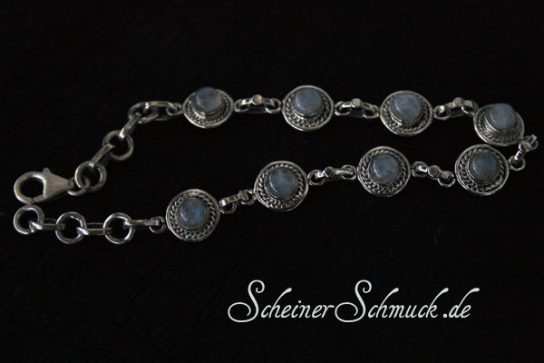 Silberarmband Sweet Mondstein
