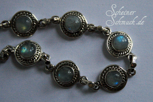Silberarmband Sweet Mondstein