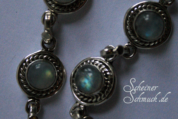 Silberarmband Sweet Mondstein