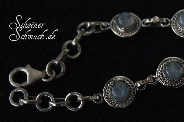 Silberarmband Sweet Mondstein