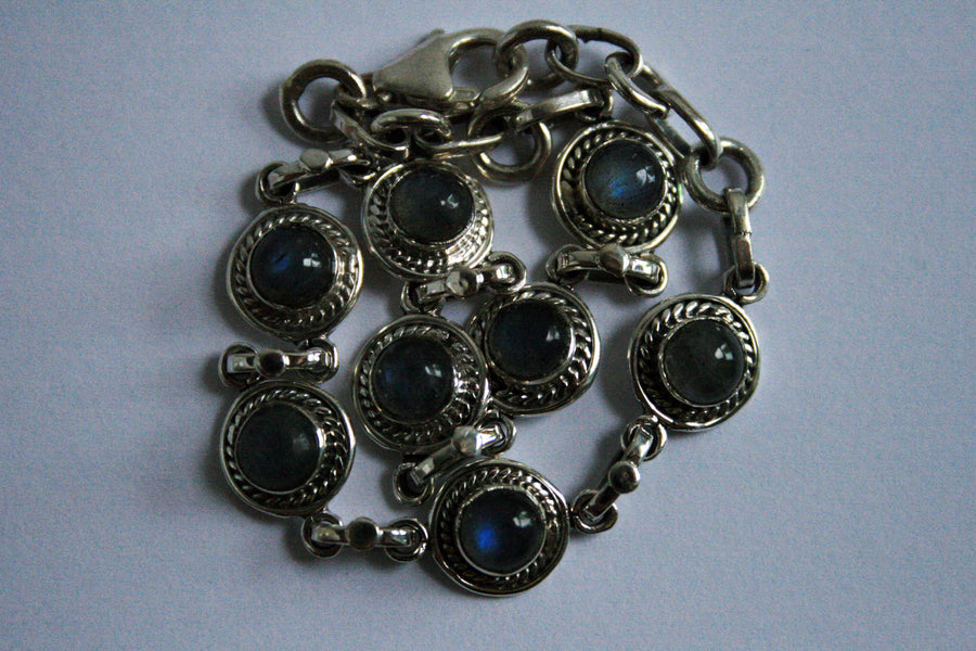Silberarmband Sweet Labradorit