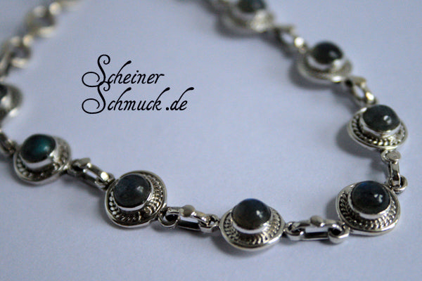 Silberarmband Sweet Labradorit