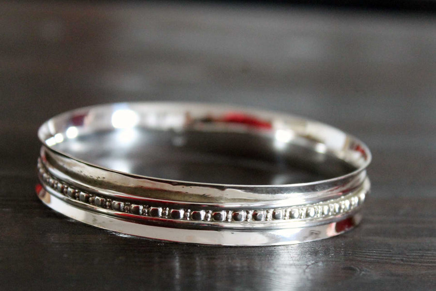 Silberarmreif Wunschkügelchen Silver