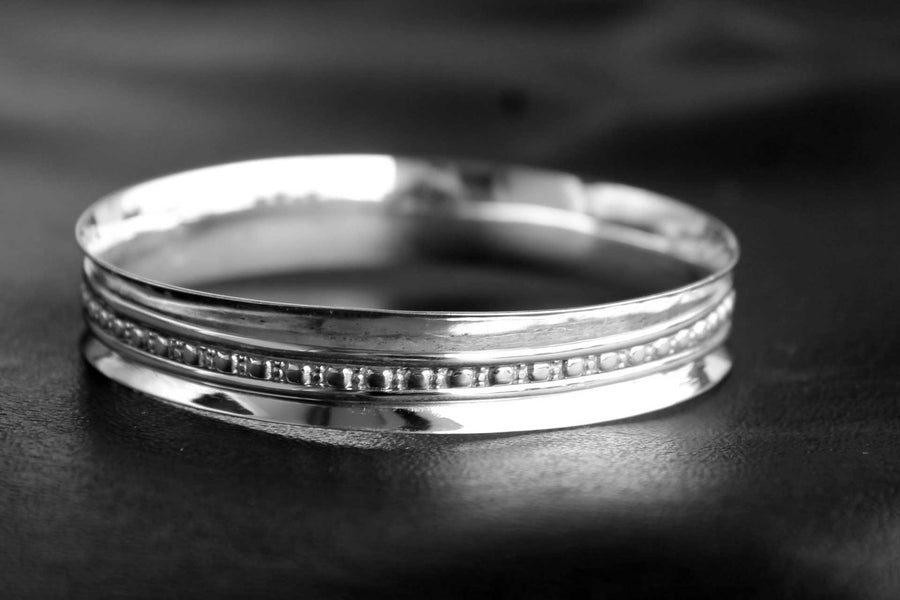 Silberarmreif Wunschkügelchen Silver