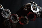 Silberarmband gehämmert